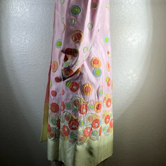 Biya Appliqué Swoon Circles Coat Size M NWT - Picture 3 of 11